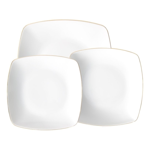 Talerz płytki 20 cm dek: 3603 Złota Linia AKCENT